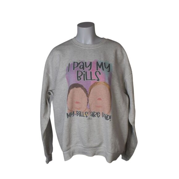 Thousand Pound Sisters Pay Bills Crewneck Sweatshirt Amy Tammy Slaton Large - Picture 1 of 7